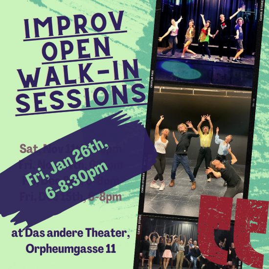 Walk In Session Improv is back! β The Pennyless Players