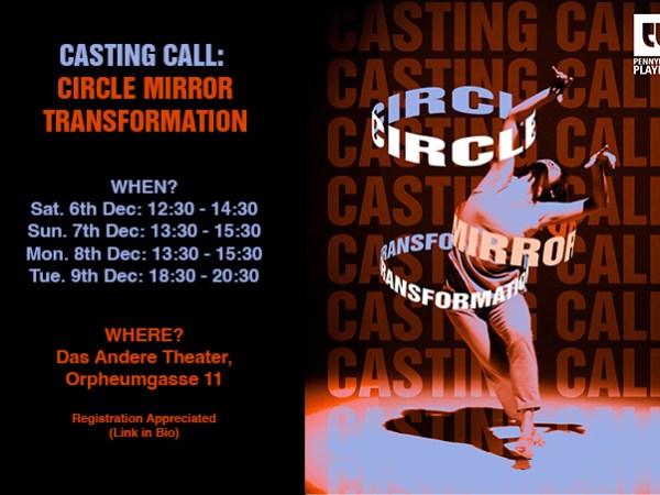 Casting call: Circle Mirror&nbsp;Transformation